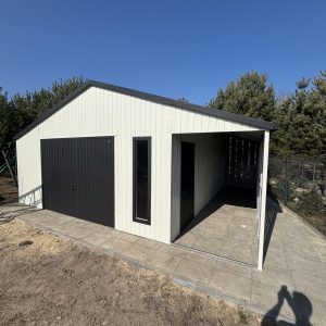 Garaż blaszany 7 m x 6 m | QUINTI