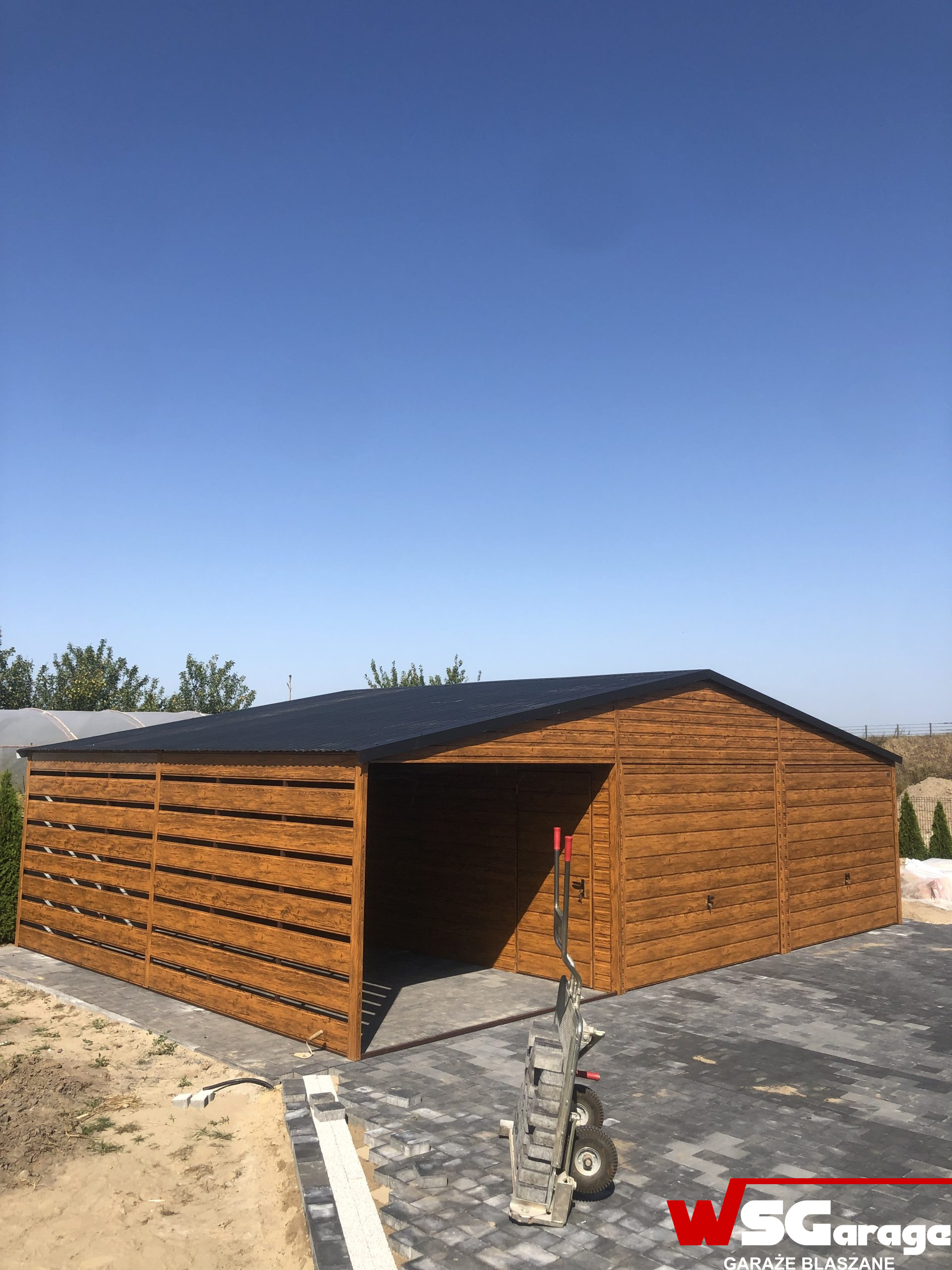 Garaż blaszany 9 m x 6 m | NEUF - obrazek 3