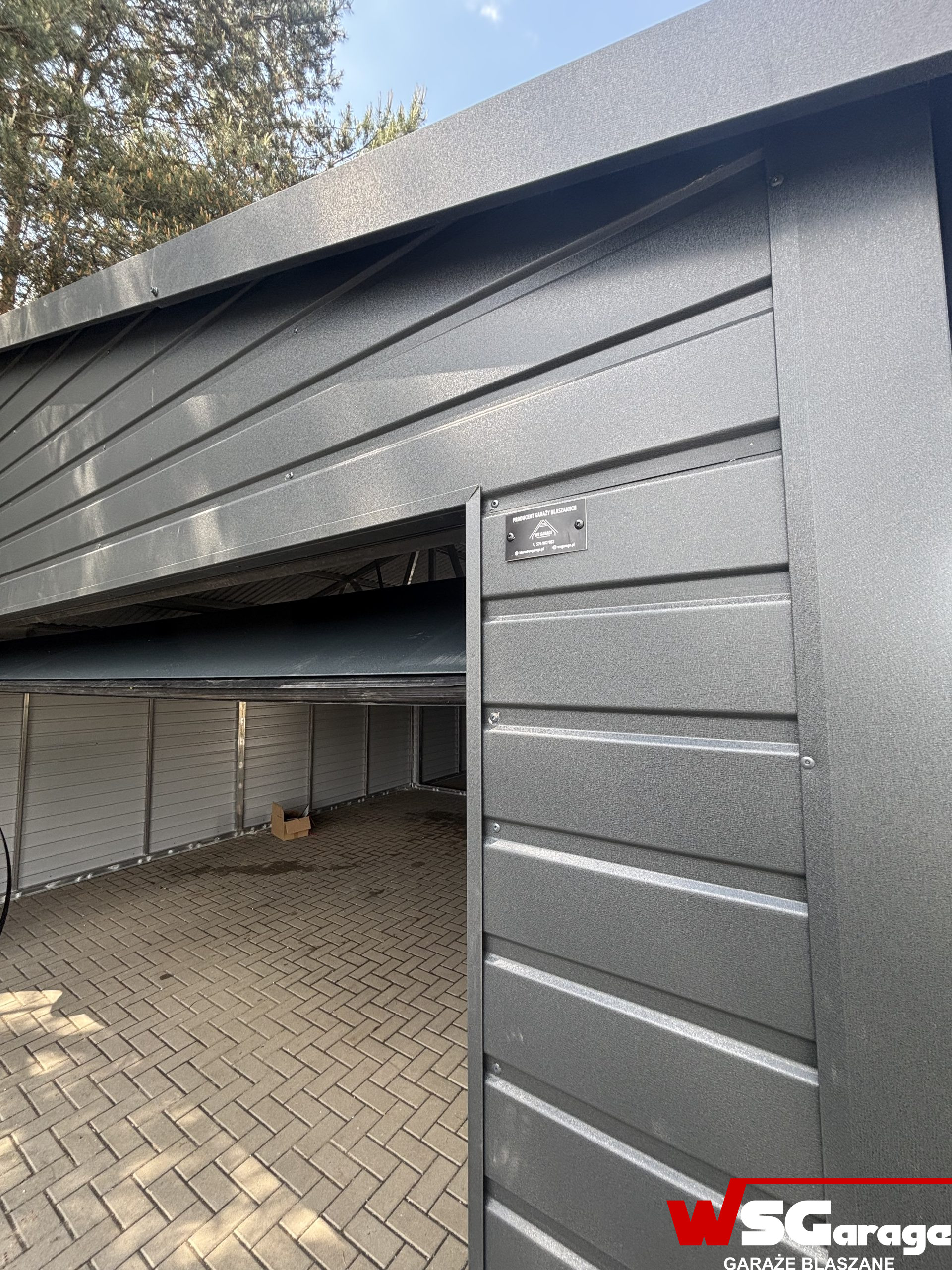 Garaż blaszany 6 m x 5,8 m | TRENTE - obrazek 6