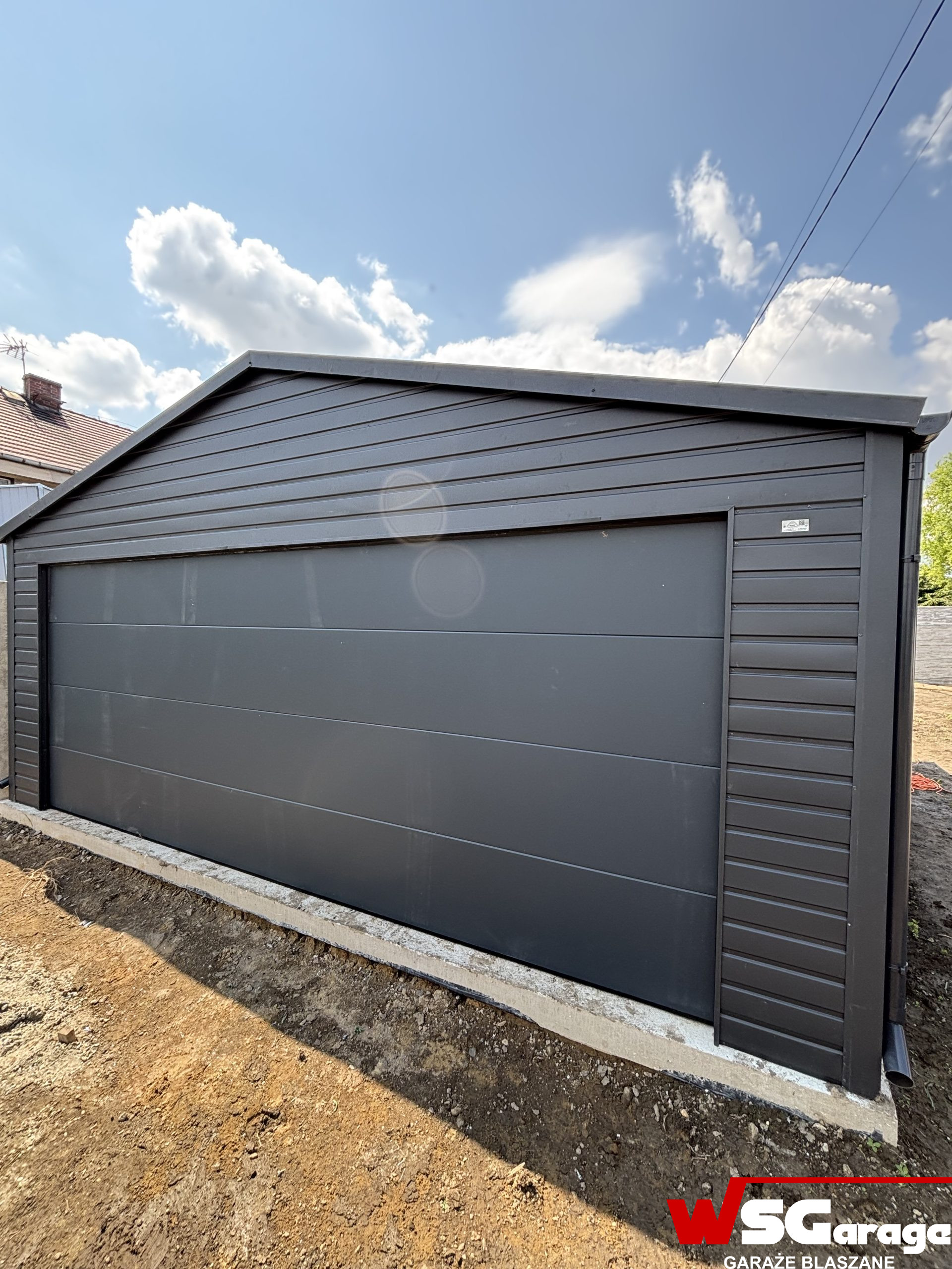 Garaż blaszany 6 m x 5,8 m | TRENTE - obrazek 3