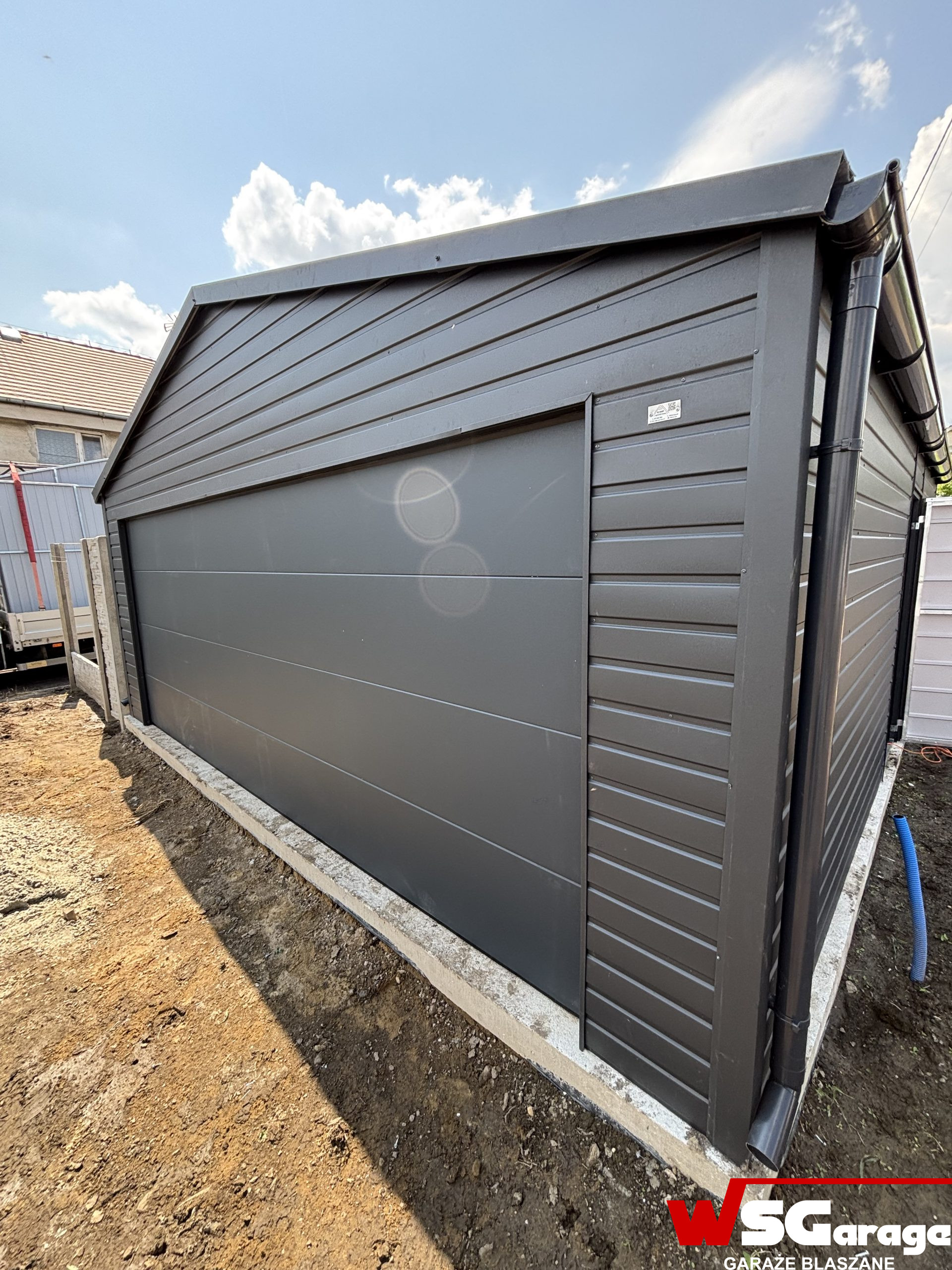Garaż blaszany 6 m x 5,8 m | TRENTE - obrazek 4
